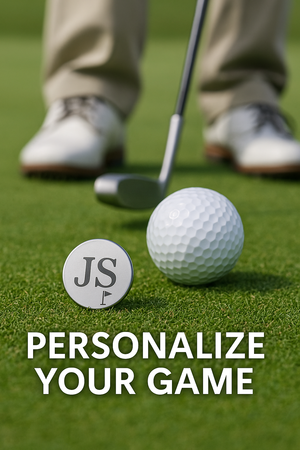 Custom Golf Ball Marker Set – 15 Pack Laser Engraved Steel Discs Personalized Initials or Logo Perfect for Gifts & Tournaments