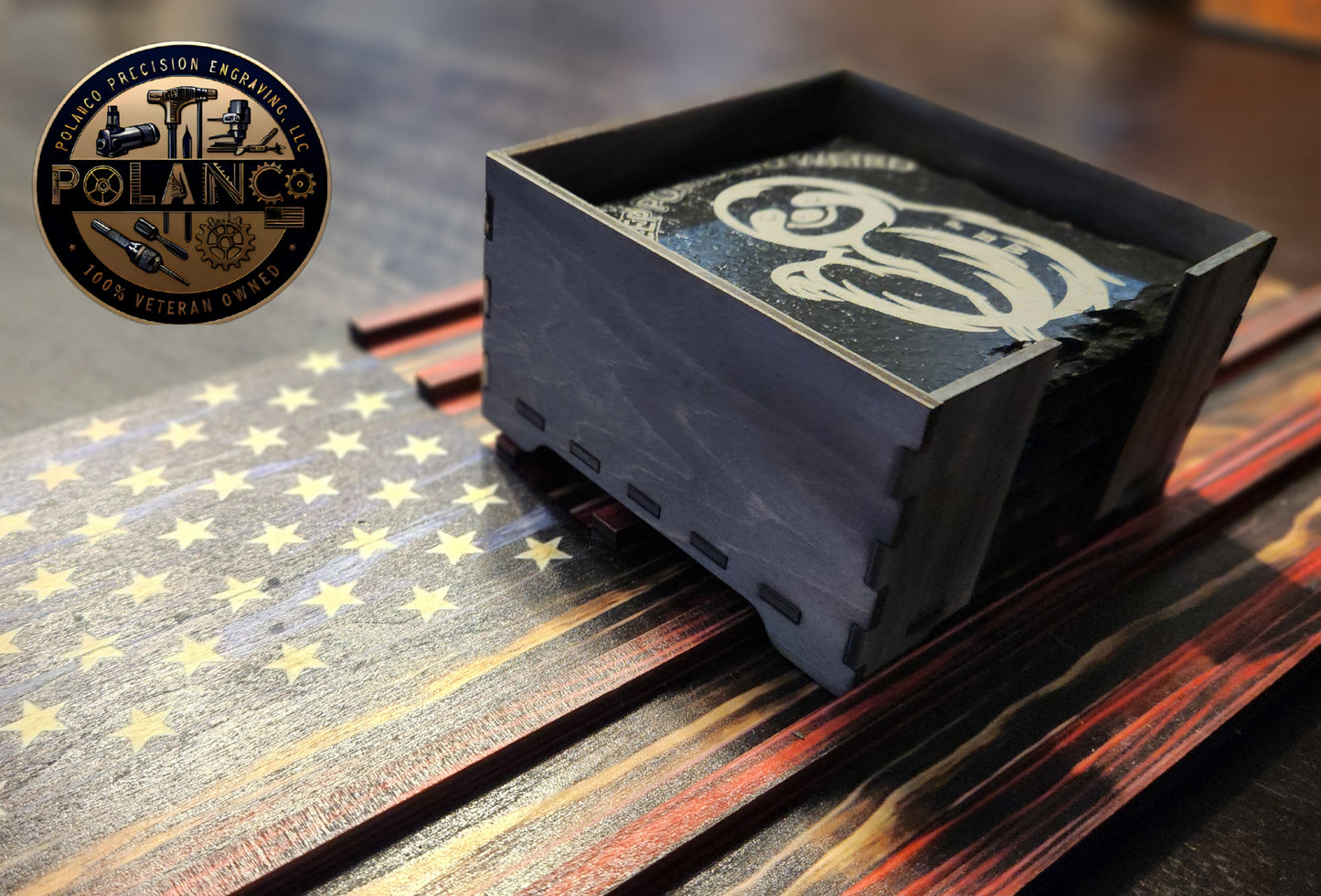 KEEP PORTLAND WEIRD SLATE COASTERS